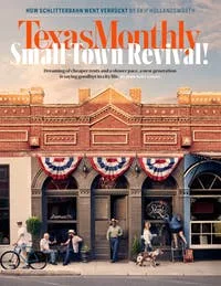 Texas Monthly cover featuring the Martindale Schoolhouse