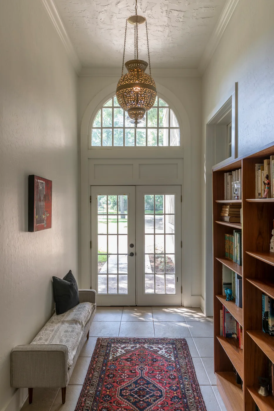Inside the Martindale Schoolhouse, a five bedroom villa that sleeps 14