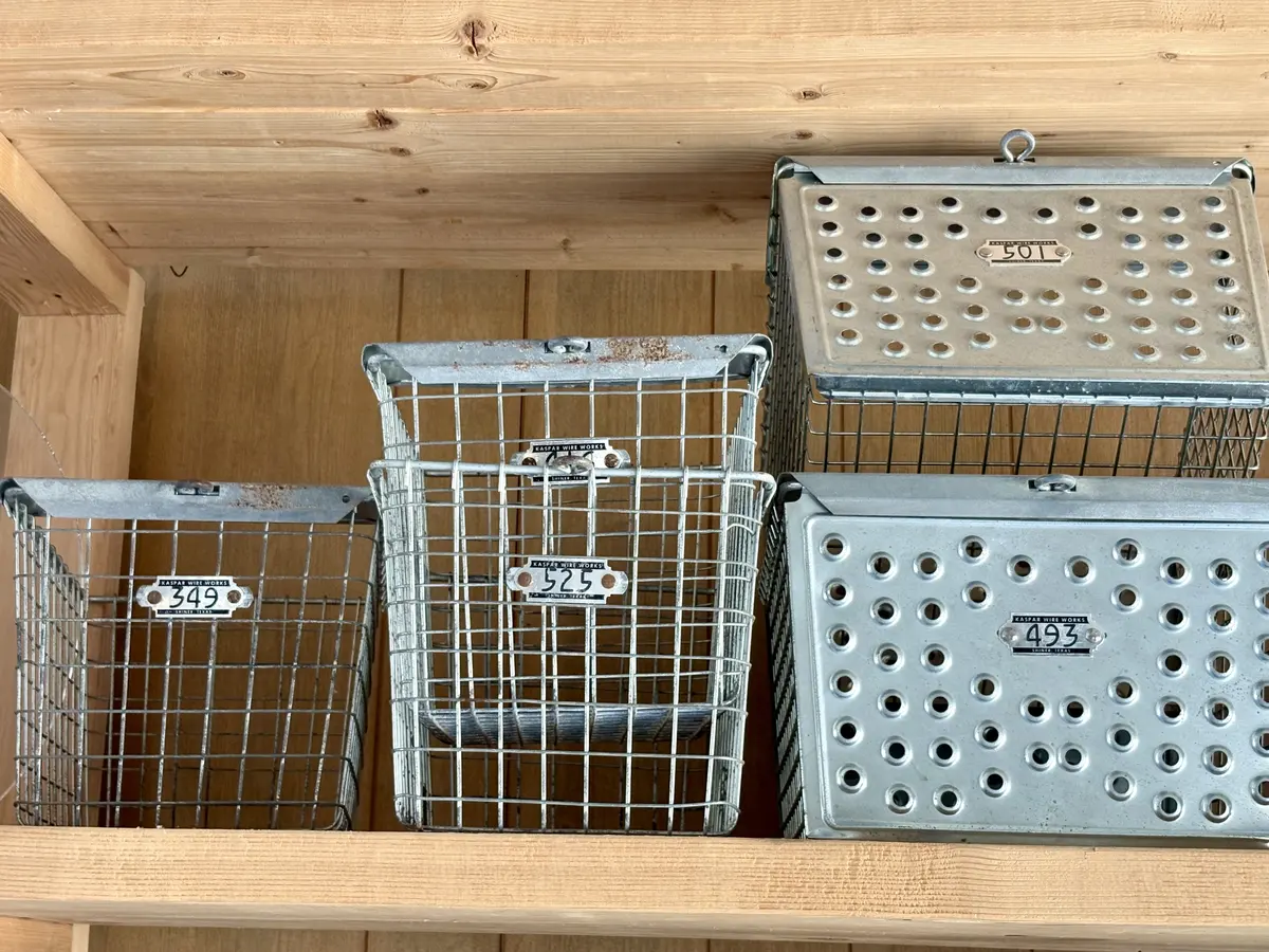 Specialty Locker Baskets, Recess Rentals at the Martindale Schoolhouse